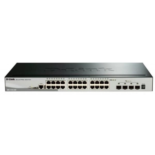 28-ports Gigabit - 24-ports Gigabit 4-ports SFP+