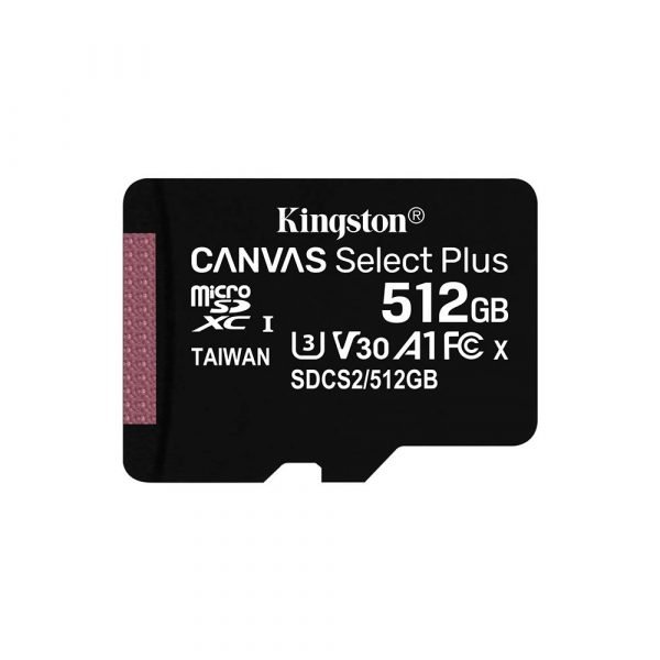 512GB micSDXC Canvas Select Plus 100R A1 C10 Card